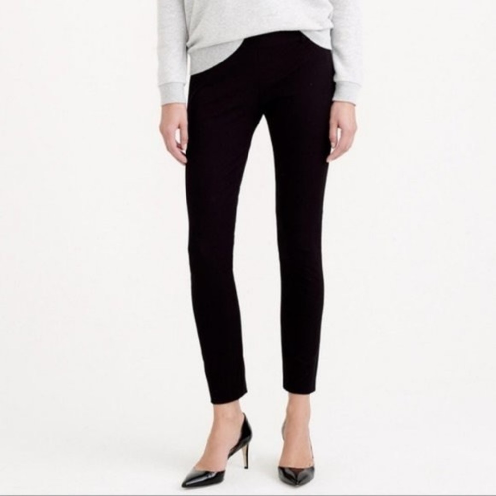 J. Crew Minnie Pant In Stretch Twill Black Size 0